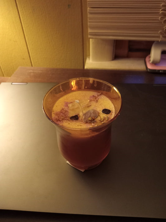 Meditation Candle in glass holder