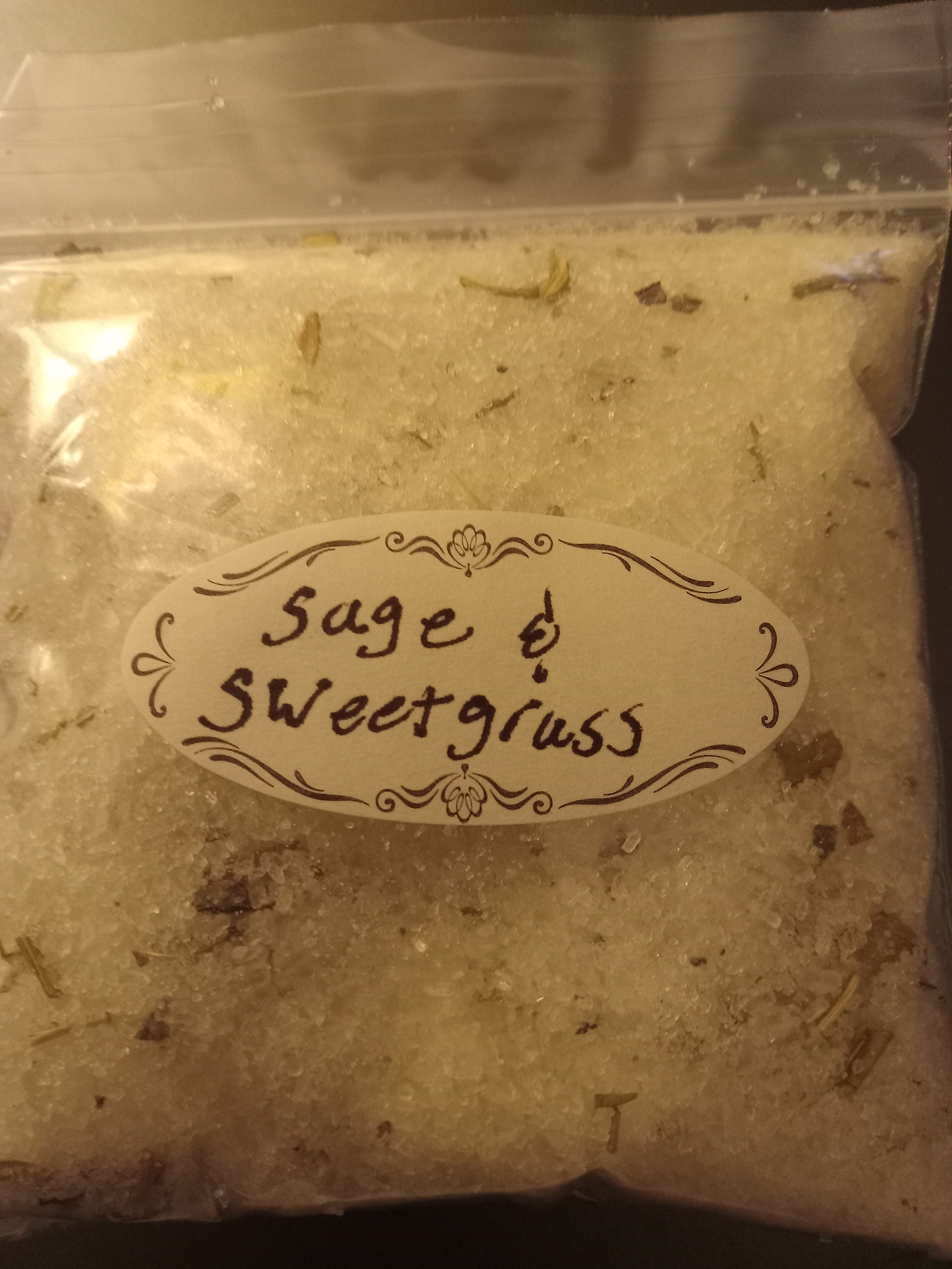 Sage & Sweetgrass bath salt